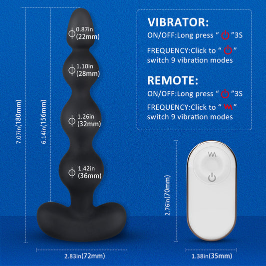 Remote-Controlled Mini Plug Body-Safe Silicone Stress Relief Quiet Erotic Products