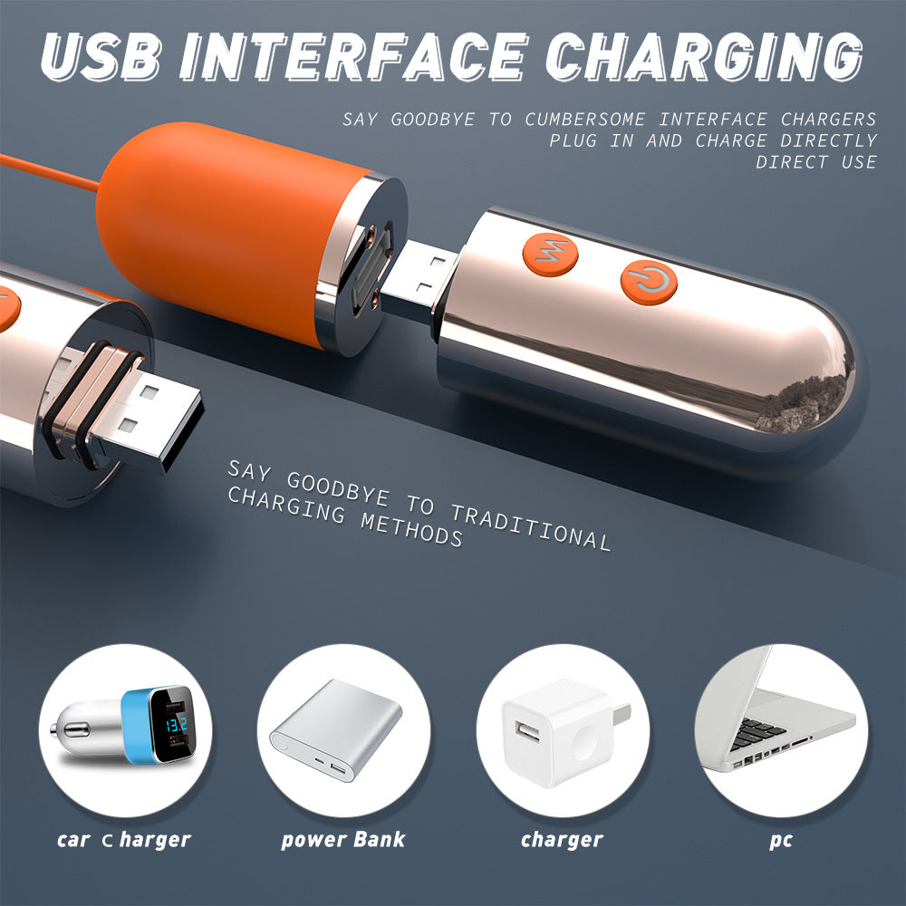 Double Love Eggs Personal Stimulator Remote-Controlled Metal Mini Massager Adult Novelty