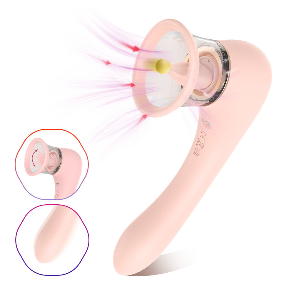Portable Clitoral Stimulation Vibrator for Women Tongue Flicking Couple Toy