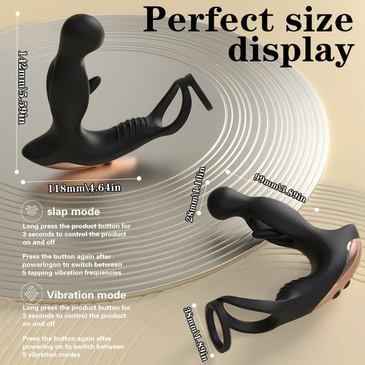 Prostate Massager Slap Orgasm Cock Ring Vestibule Male Toys Discreet Packaging