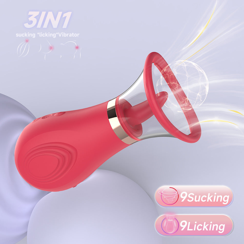 Tongue Personal Stimulator for Women Soft Silicone Phthalate-Free Orgasmic Toy