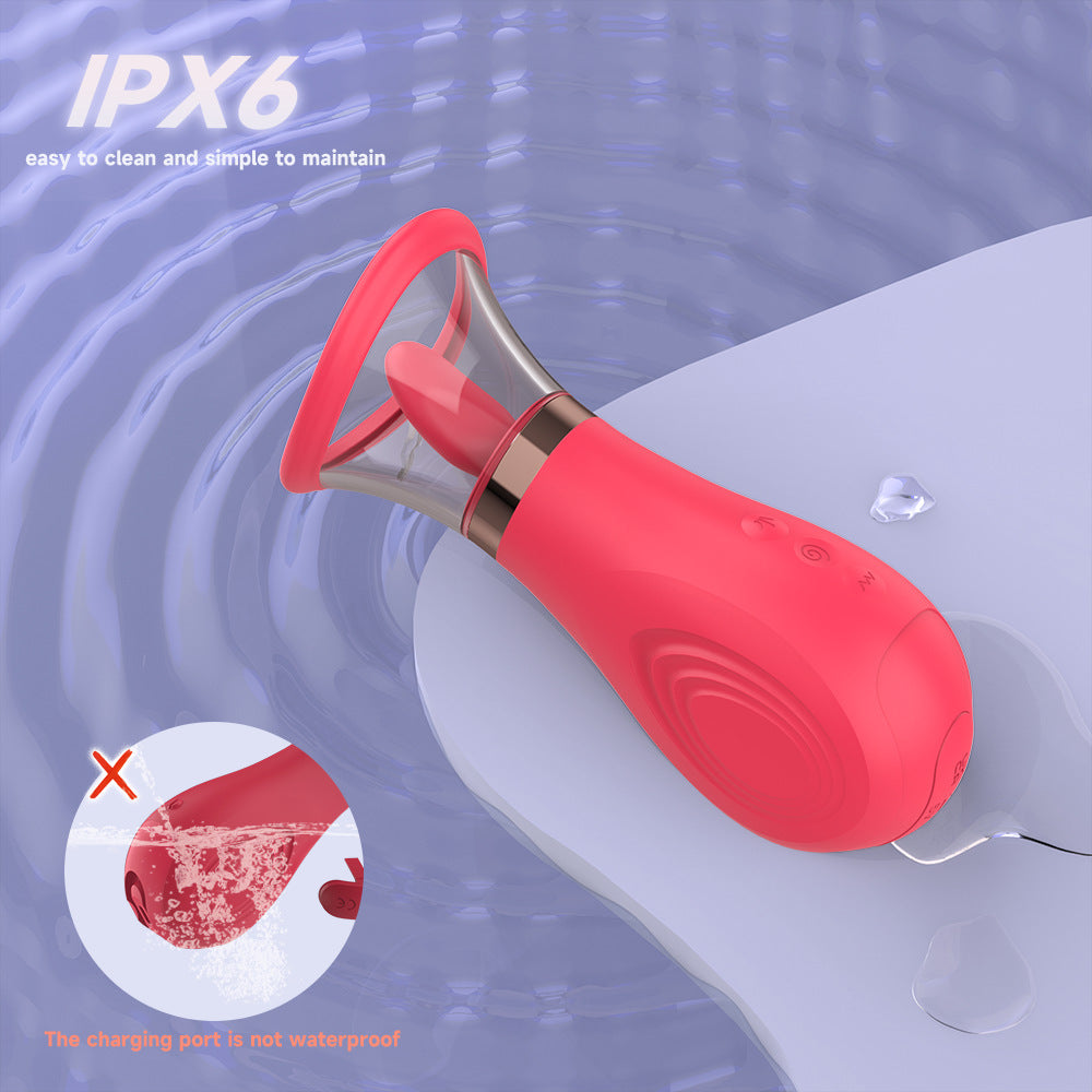 Tongue Personal Stimulator for Women Soft Silicone Phthalate-Free Orgasmic Toy