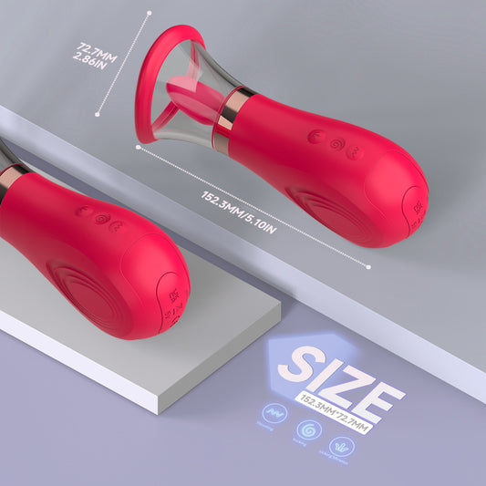 Tongue Personal Stimulator for Women Soft Silicone Phthalate-Free Orgasmic Toy