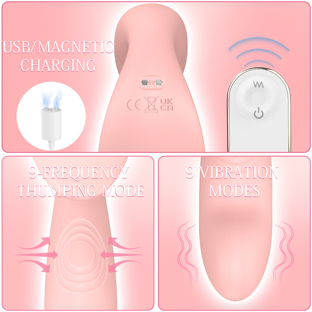 Soft Silicone G-spot Massager Solo Play Dual-Function Rechargeable Adult Wellness Product
