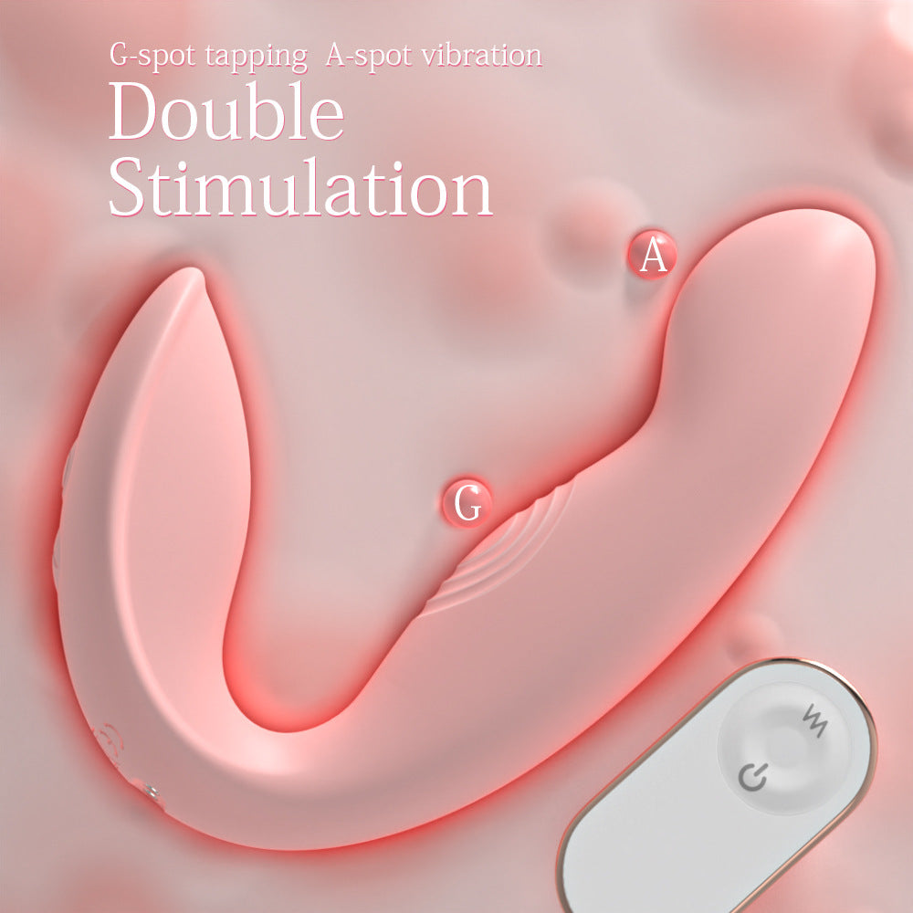 Soft Silicone G-spot Massager Solo Play Dual-Function Rechargeable Adult Wellness Product
