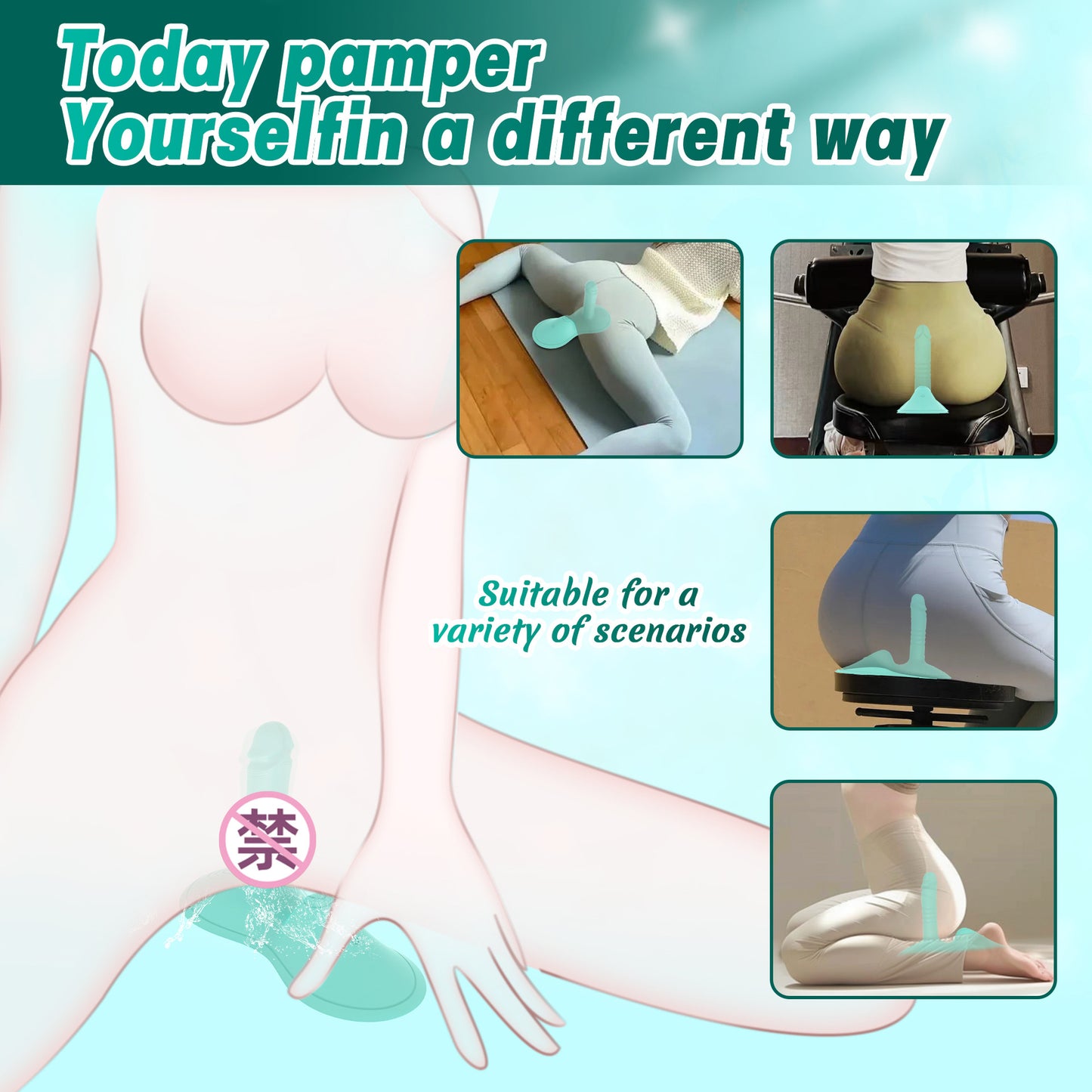 Female Pleasure Vibrating Toy Stick Wearable Love Eggs Couples' Products Adult Toy Dildo