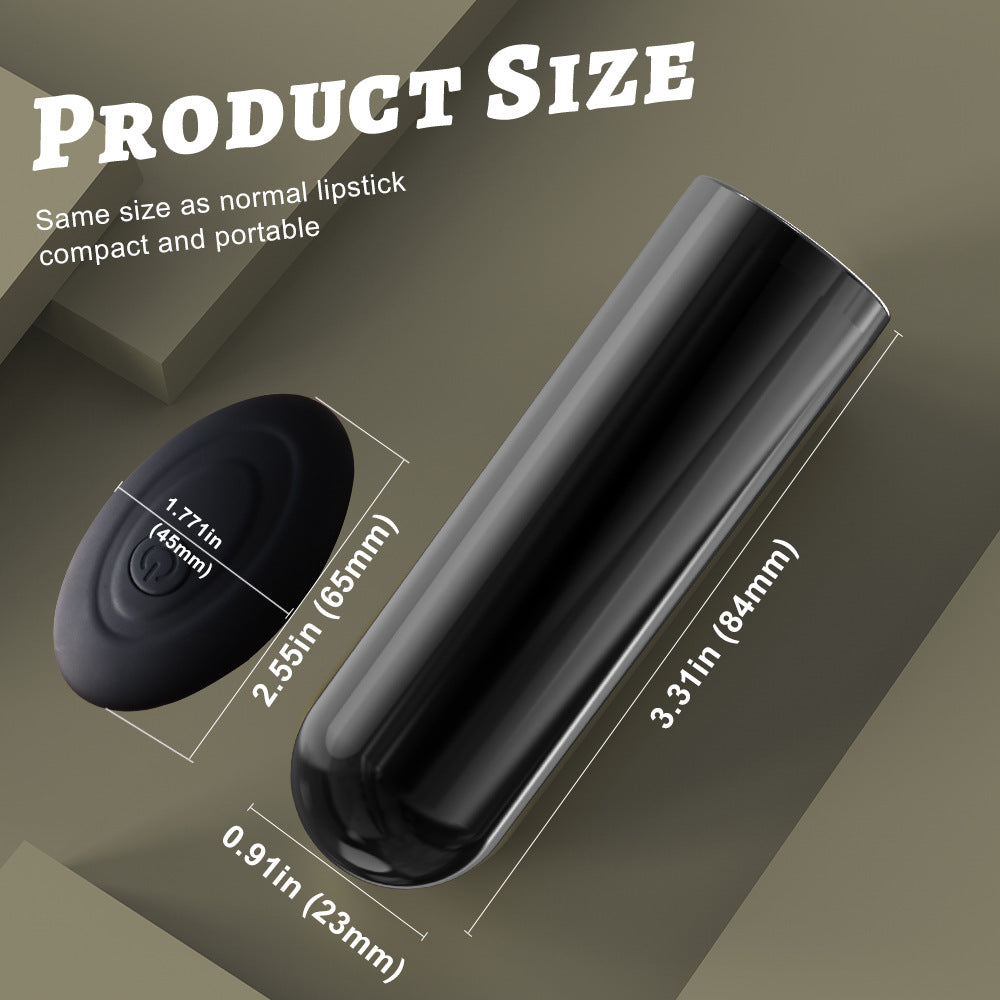 Remote-Controlled Bullet Massager Personal Stimulator Adult Ten Modes Toy