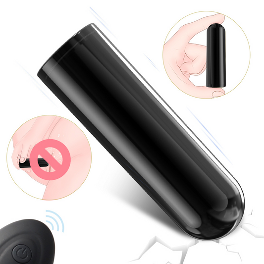 Remote-Controlled Bullet Massager Personal Stimulator Adult Ten Modes Toy