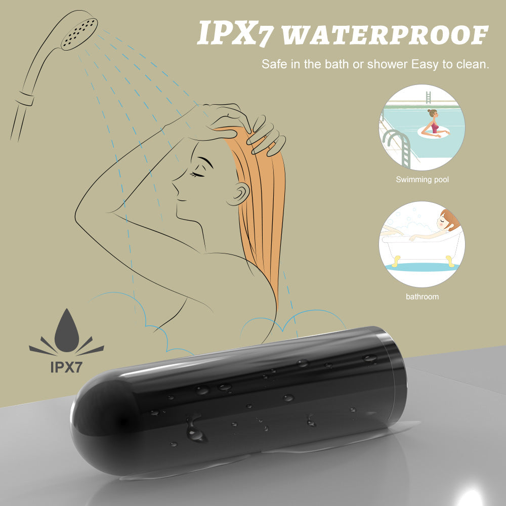 Remote-Controlled Bullet Massager Personal Stimulator Adult Ten Modes Toy