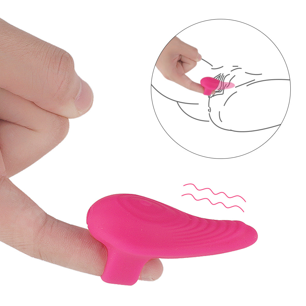 2-in-1 Wearable Finger Personal Massager for Clit