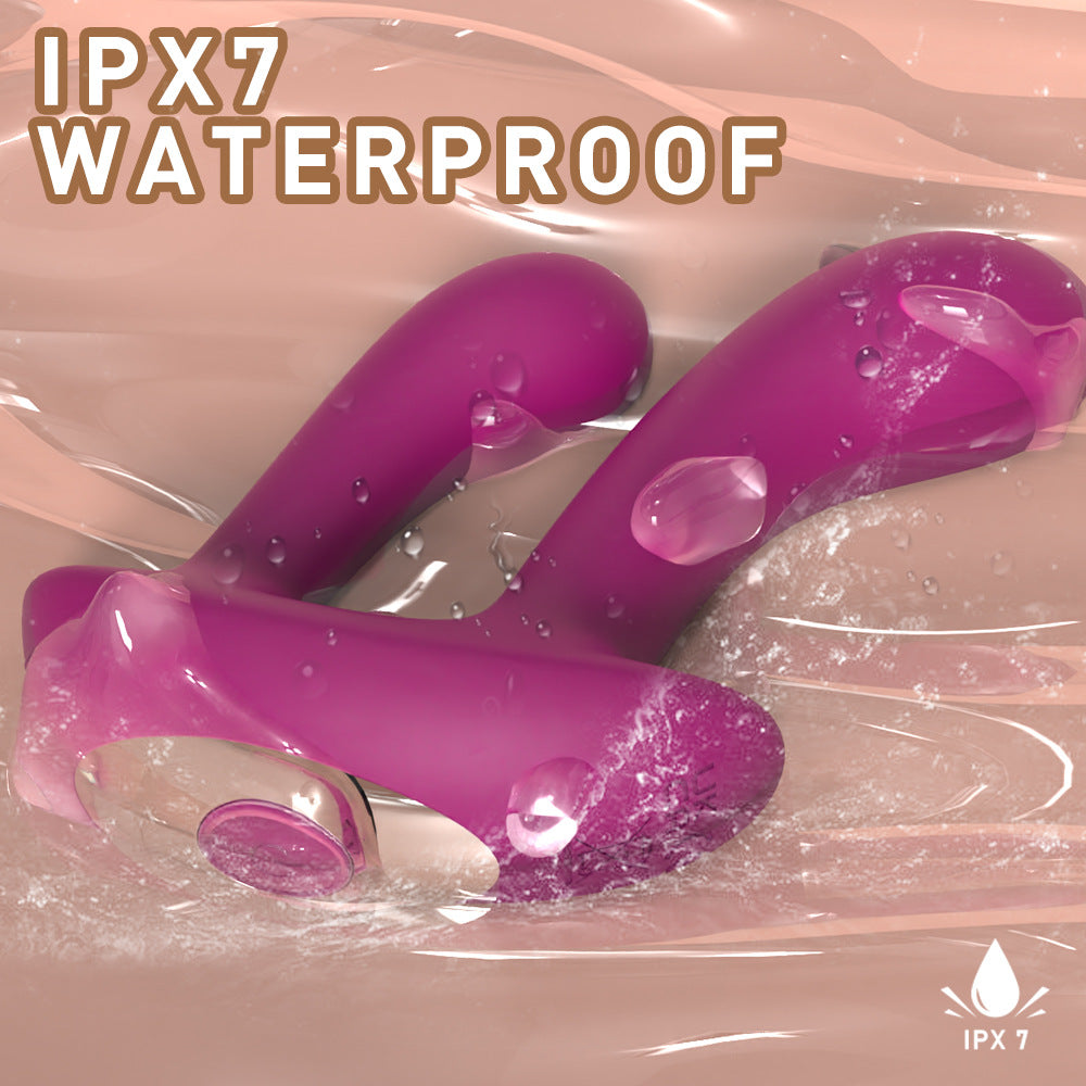 Dual-Function Vibrating Massager for Female Wearable High-Intensity Toy