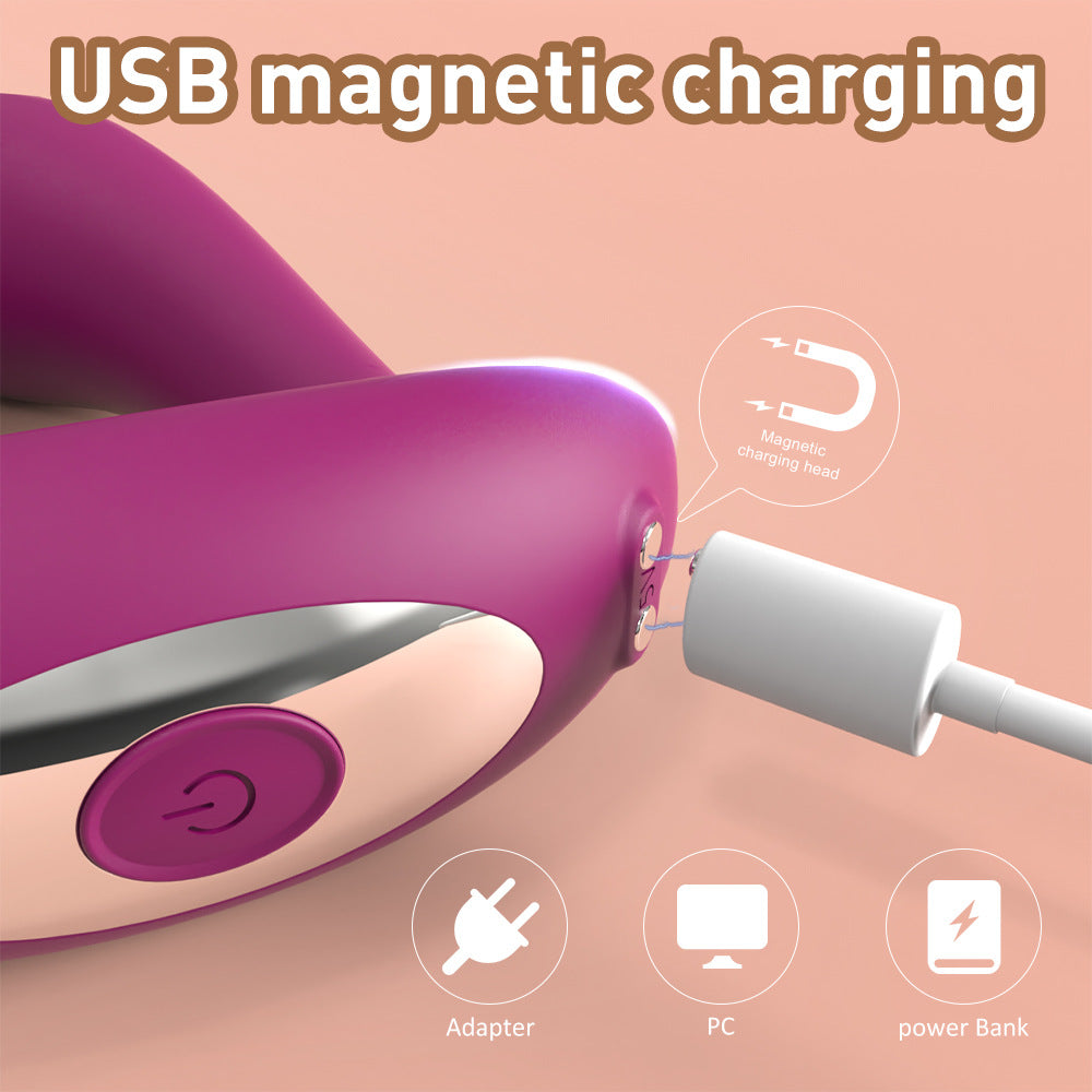 Dual-Function Vibrating Massager for Female Wearable High-Intensity Toy