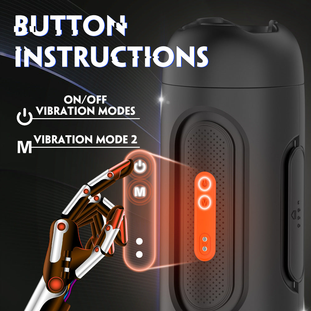 Fully Automatic Male Masturbator USB Rechargeable Double Wellness Accessory