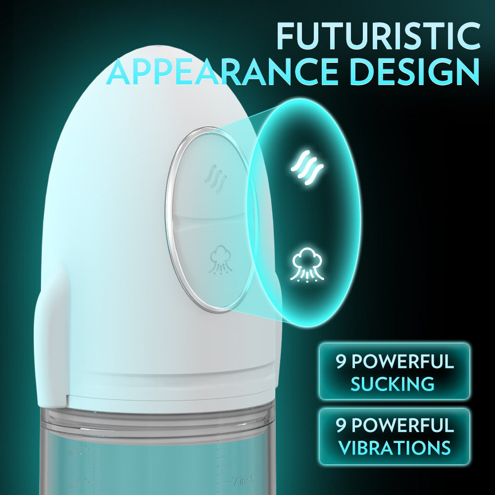 Automatic Suction Cup for Male Transparent Silicone Masturbator Toy