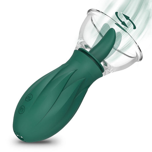 Clitoral Tongue Stimulator for Women Soft Silicone Orgasmic Toy Licking Sucker Massage