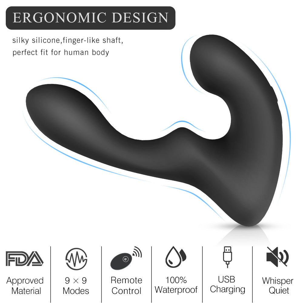Head-mounted Prostate Massager for Male Orgasm Quiet Intimacy Set