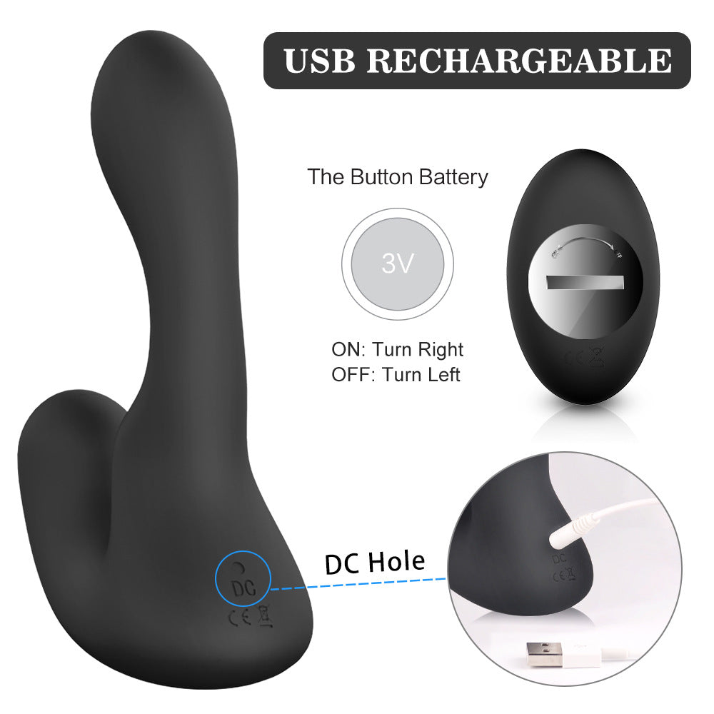 Head-mounted Prostate Massager for Male Orgasm Quiet Intimacy Set