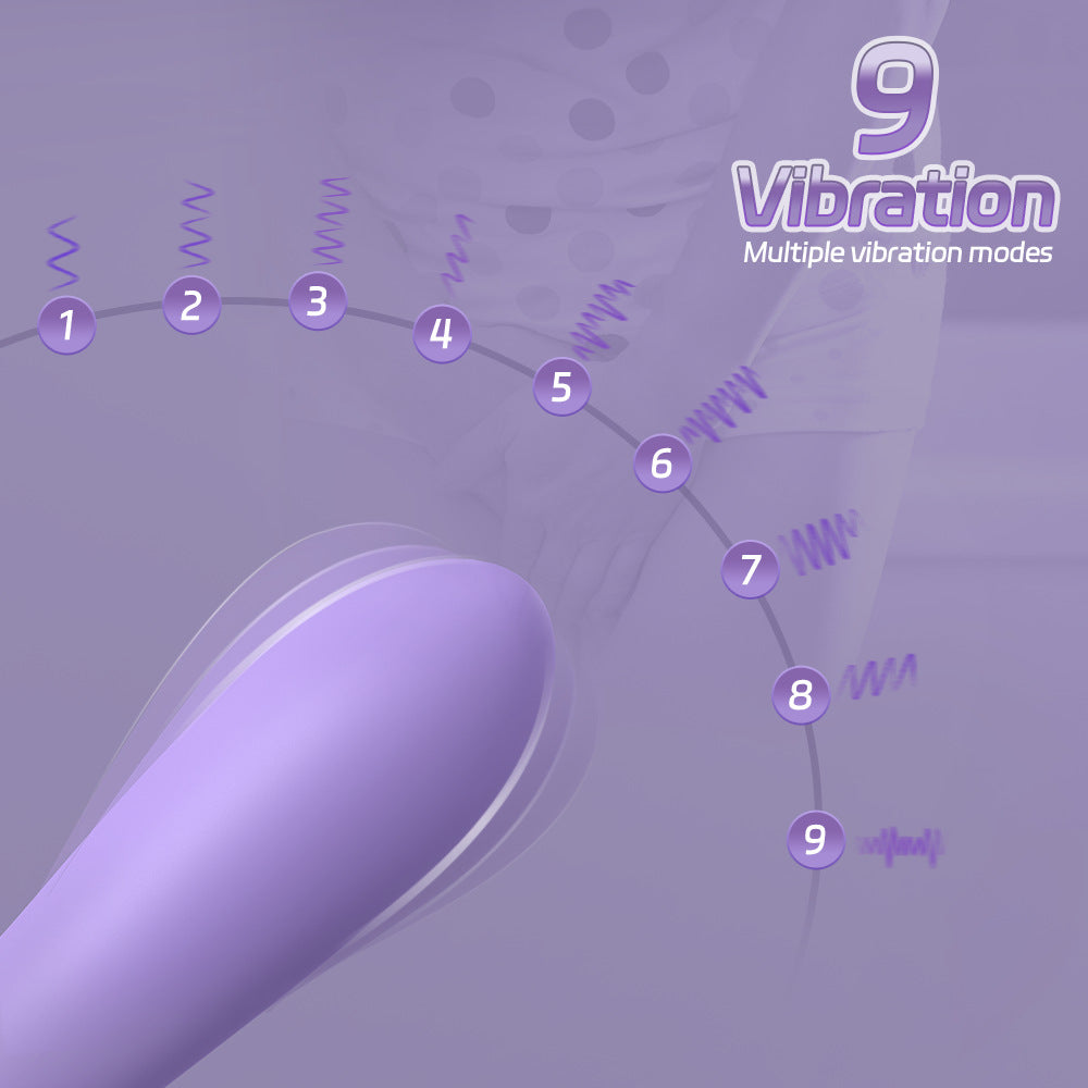 G-spot A-spot Dual-function Massager Eggplant Sharp Silicone Intimate Product First Toy