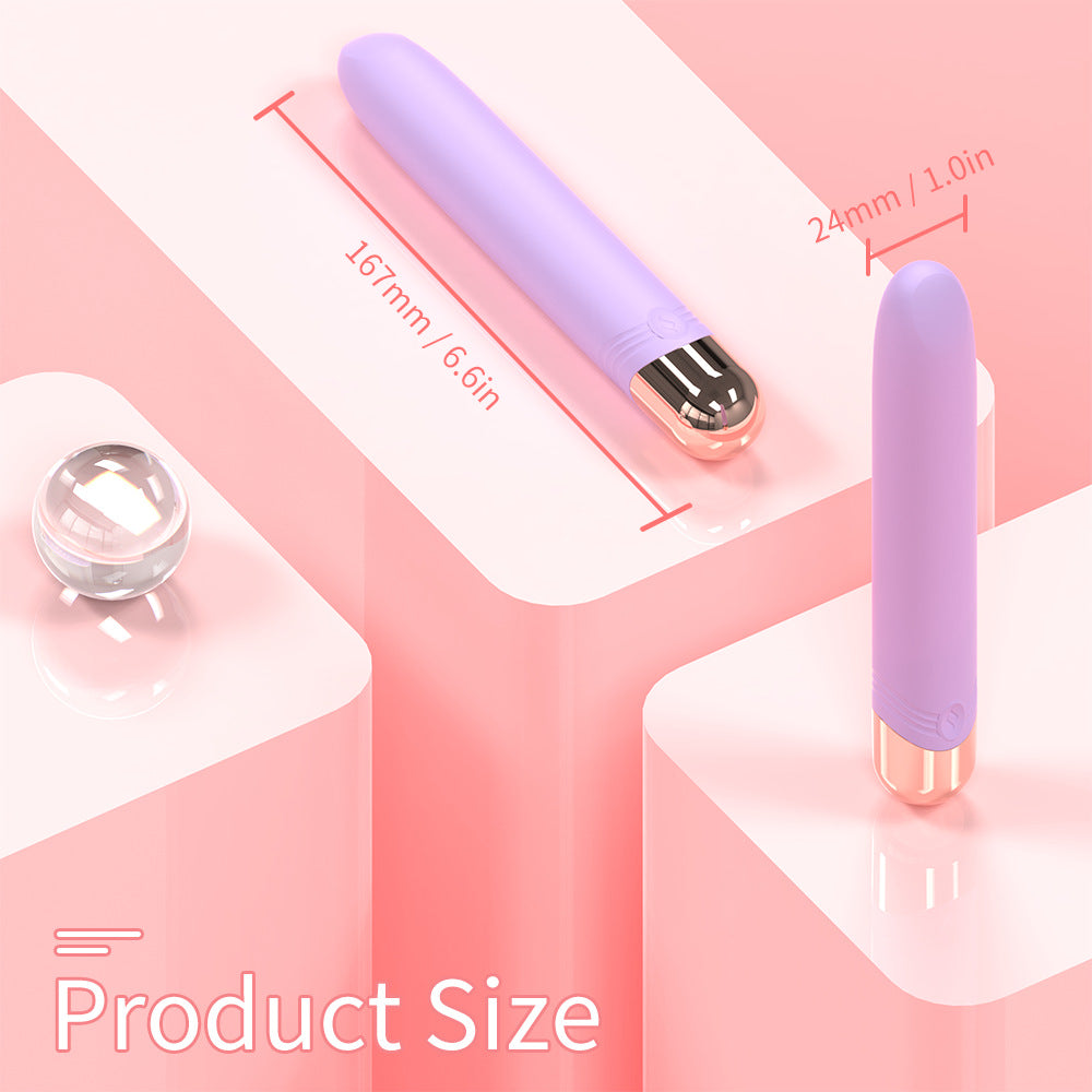 Intimate Dabbing Pen Vibrating Solo Toy for Women Small Size Silicone Insertable Ergonomic Design