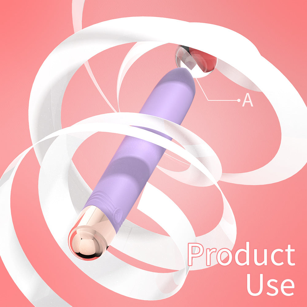 Intimate Dabbing Pen Vibrating Solo Toy for Women Small Size Silicone Insertable Ergonomic Design