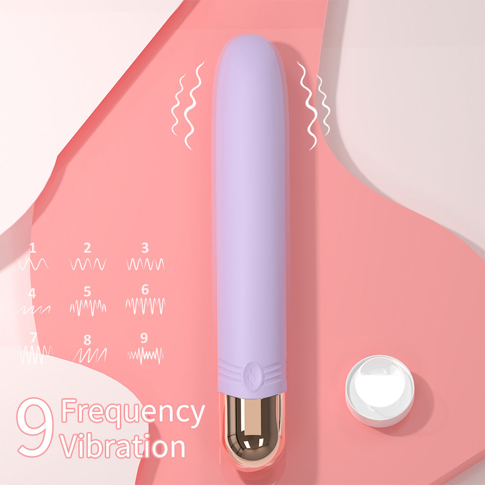 Intimate Dabbing Pen Vibrating Solo Toy for Women Small Size Silicone Insertable Ergonomic Design