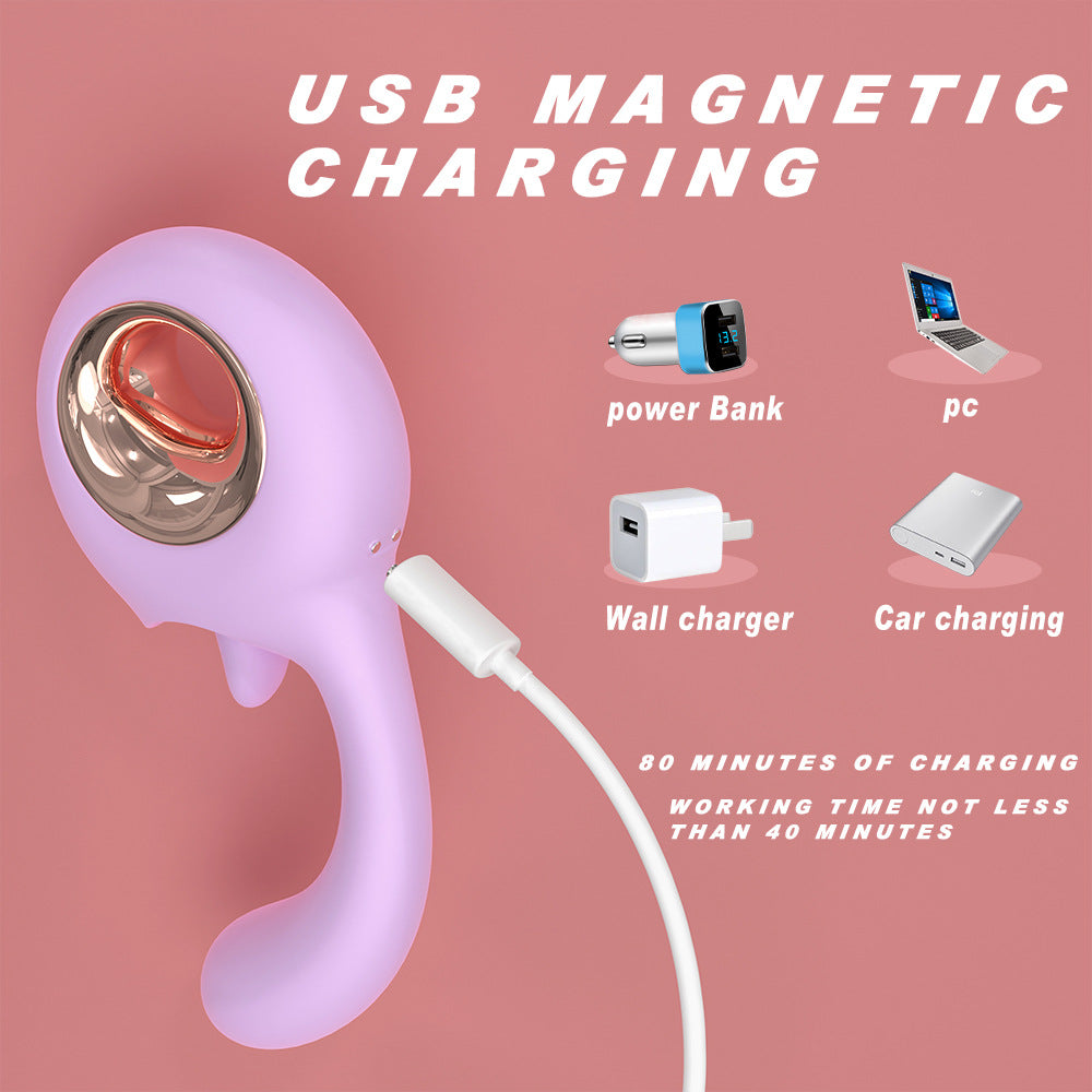 Personal G-Spot Massager Rechargeable Soft-Touch Material Travel-Friendly Pinpoint Massager