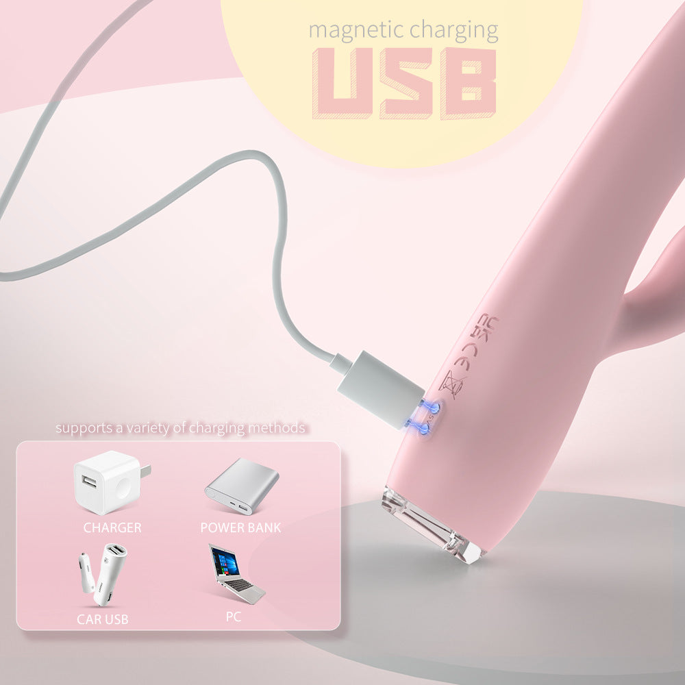 Tongue G-spot Massager Safe Silicone Phthalate-Free Wand Massager Adult Wellness Product