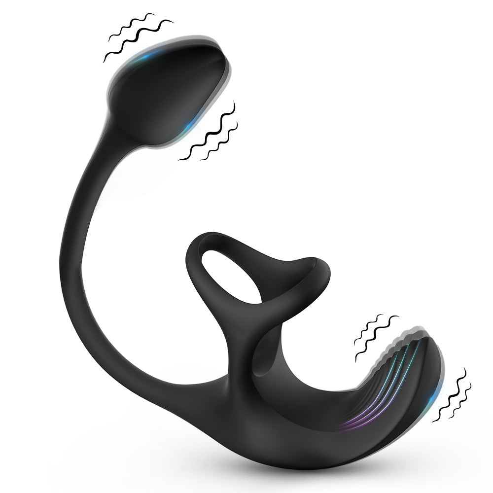 Personal Rechargeable Cock Ring for Men Wearable Couples Shared Stimulation Erotic Toys