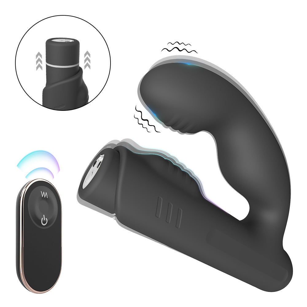 Silicone Back Training Tool Prostate Massager Remote-controlled Rear Personal Massager