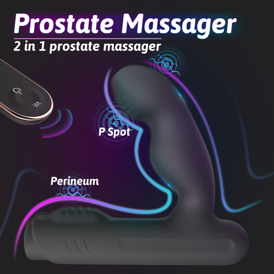 Silicone Back Training Tool Prostate Massager Remote-controlled Rear Personal Massager