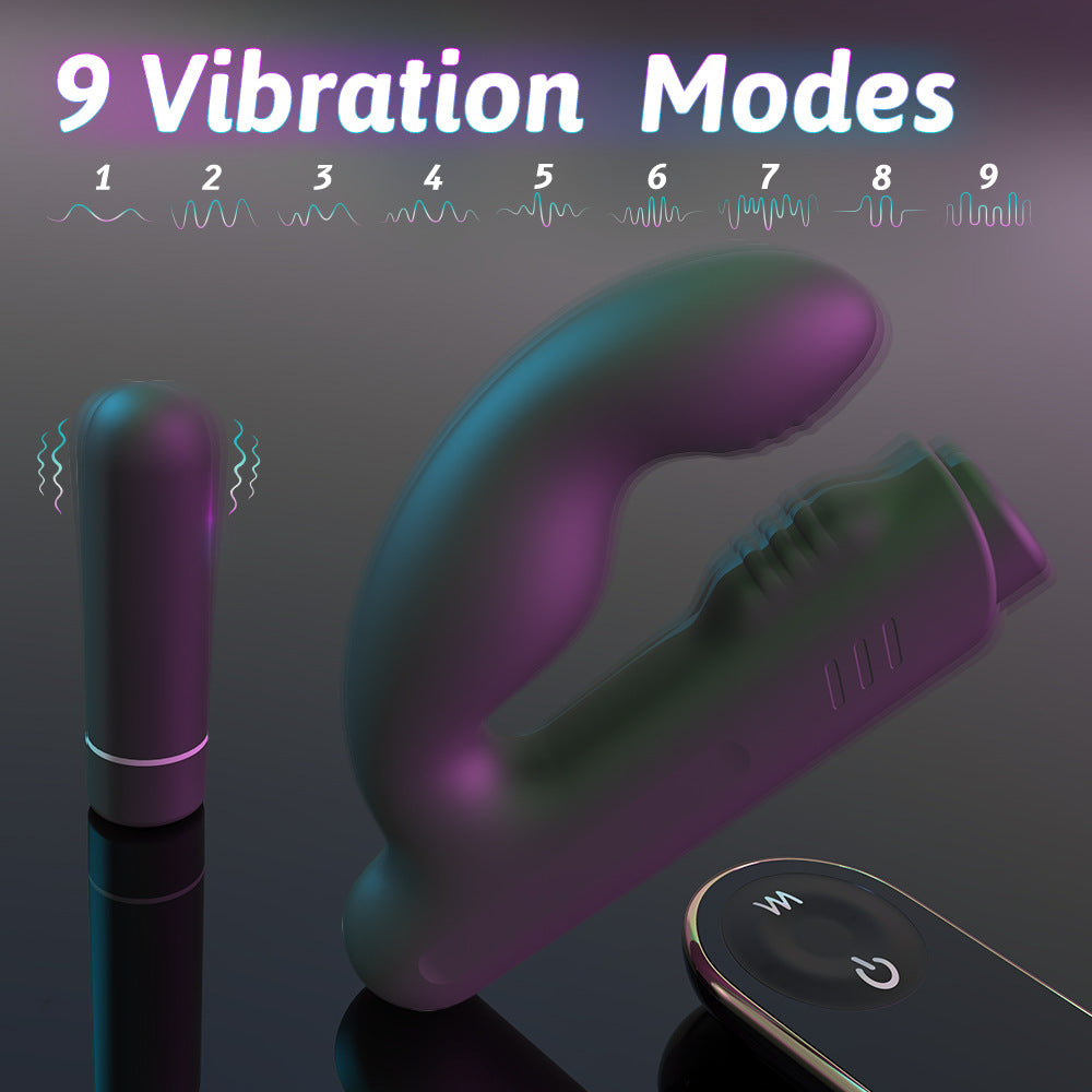 Silicone Back Training Tool Prostate Massager Remote-controlled Rear Personal Massager