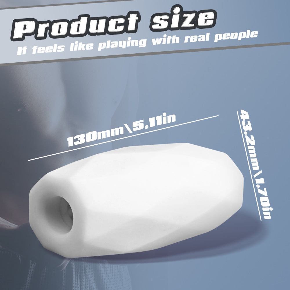Penis Massager for Men Handheld Masturbation Device TPE Material Easy Clean Penis Exercise