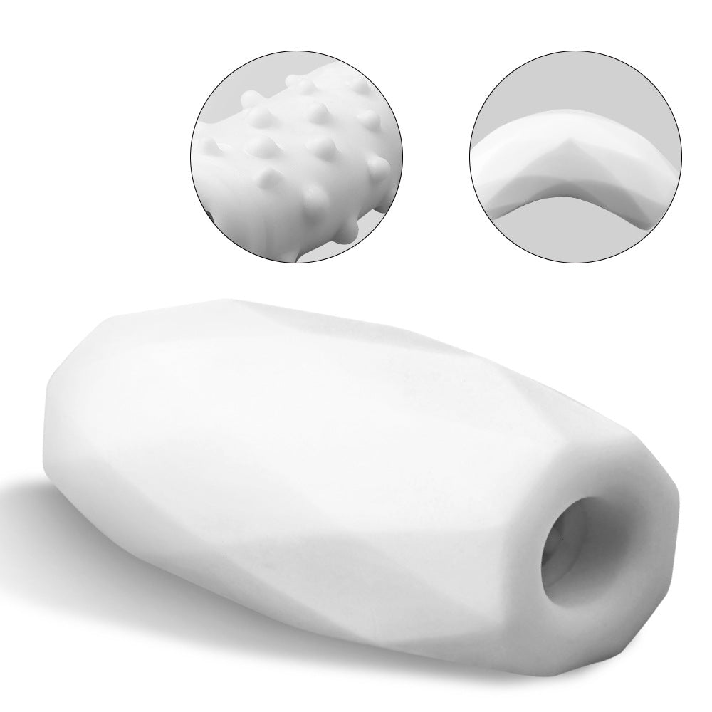 Penis Massager for Men Handheld Masturbation Device TPE Material Easy Clean Penis Exercise