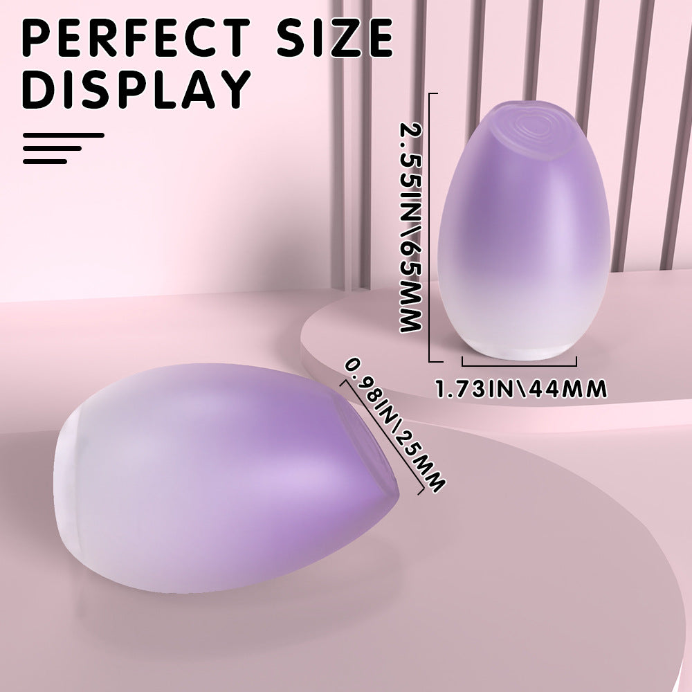Soft Double Layer Love Eggs Realistic Makeup Sponge Feel Intimate Care Pleasure Products Discreet Packaging