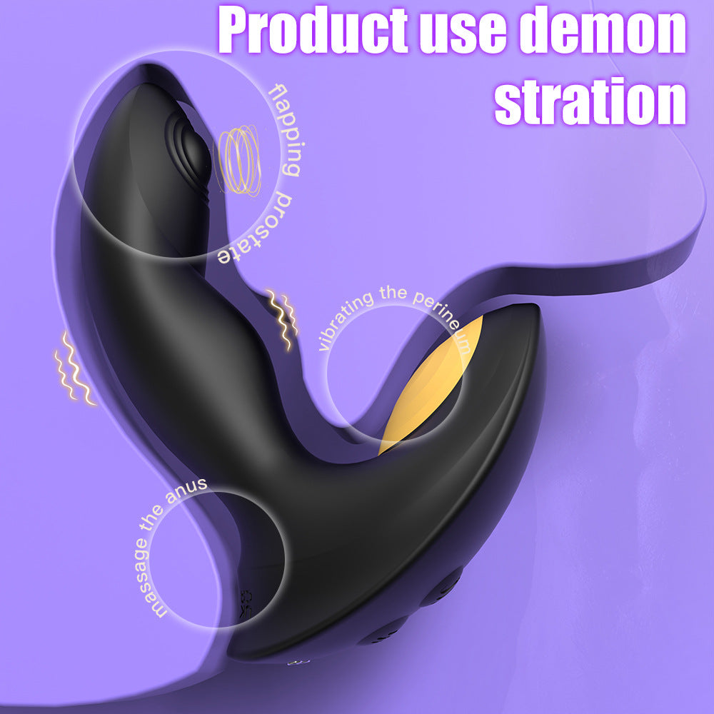 Personal Male Massager Remote-Controlled Body-Safe Design Slap Prostate Orgasm