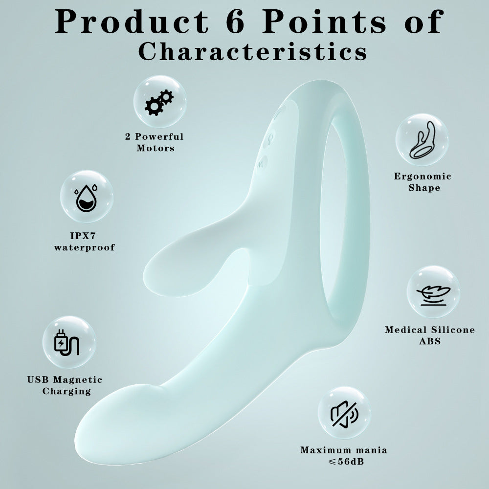 Push-Button Rabbit Vibrator for Female Toy Exclusive Couple Products