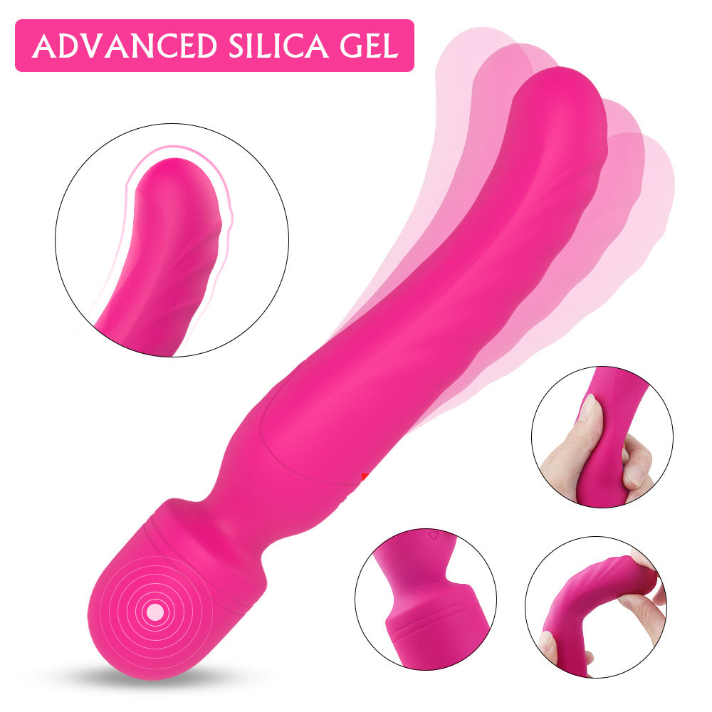 Heated AV Dual-Vibration Couple Toy for Female