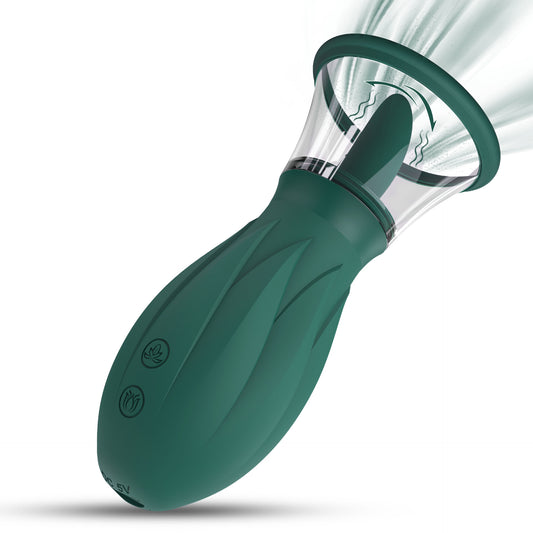 Clitoral Tongue Stimulator for Women Soft Silicone Orgasmic Toy Licking Sucker Massage