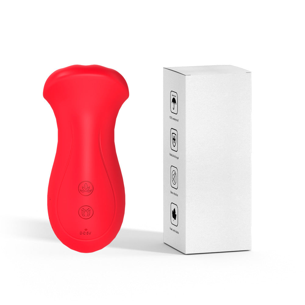 Women's Tongue-Licking Breast and Clitoral Suction Vibrator Adult Toy New Products Body Massager